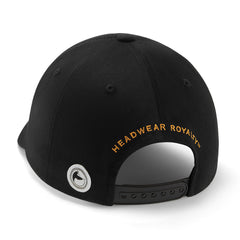 Bellusstate Motif Cotton Twill Snapback Baseball Cap Black